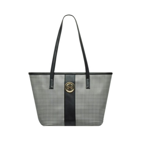 Bolsa Kikiriqui Negro Blanco 23 7021