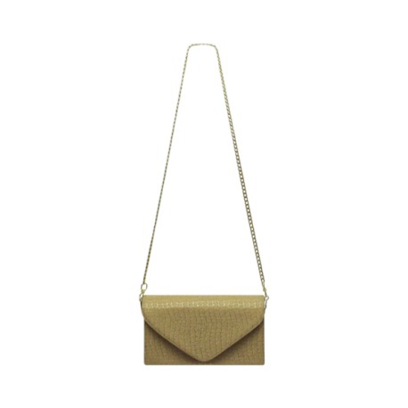 Bolso Clutch Croco Oro Mod. 74 0083