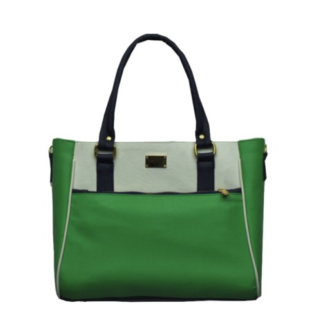 Bolsa Angélica Verde Blanco Azul mod. 103 9005