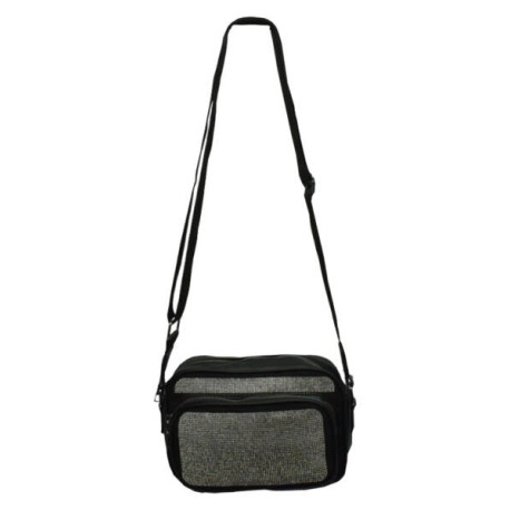 Bolso Mini Brillos Negro 10 1180