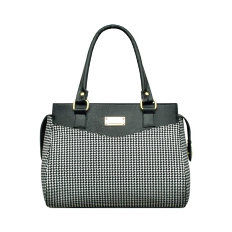 Bolsa Cuadros Negro Blanco mod. 103 9003